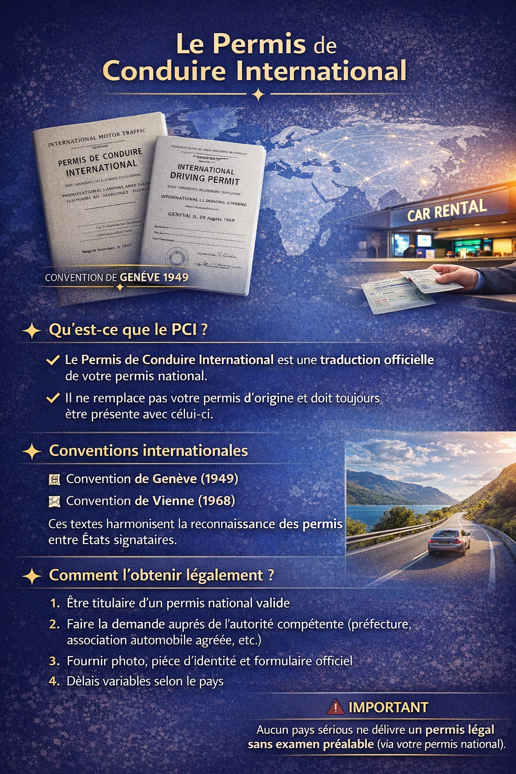 Acheter un permis de conduire international enregistrer